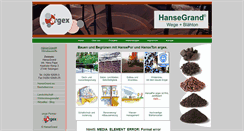 Desktop Screenshot of hansepor.de